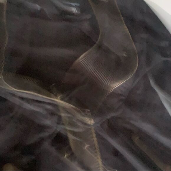 FOREVER 21 Women’s Hooded Jacket Black Size Medium - Picture 7 of 10